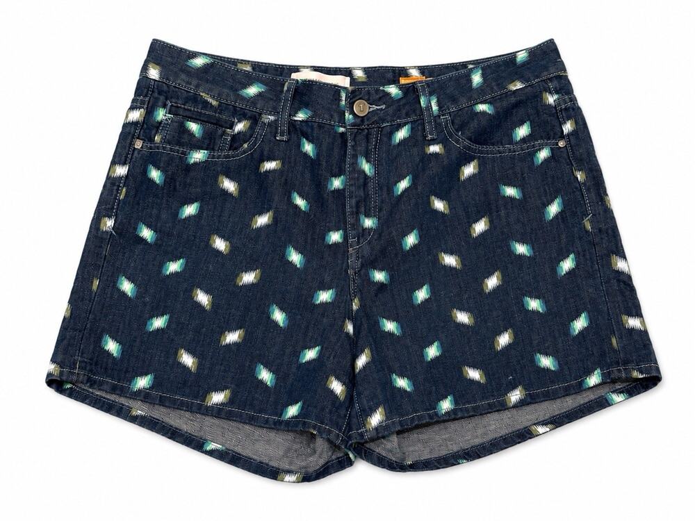 Anthropologie Pilcro & The Letterpress Women Jeans Shorts Size 14 Blue Denim 32